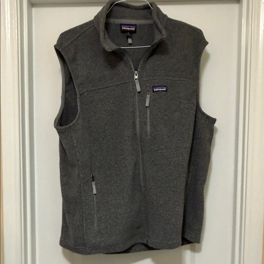 Patagonia Charcoal Sleeveless Jacket